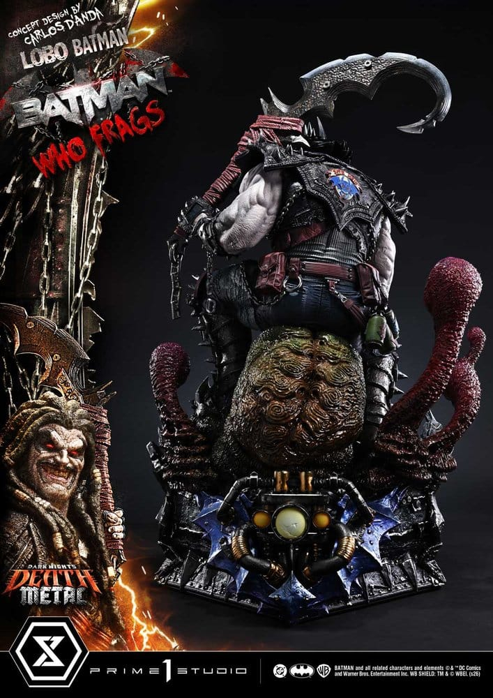 Dark Nights: Death Metal Museum Masterline Statue 1/3 Lobo Batman: Batman Who Frags Deluxe Bonus Version 81 cm [10]