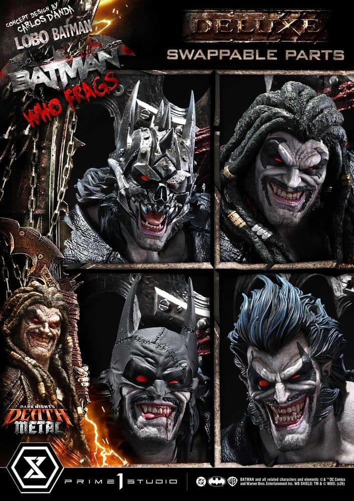 Dark Nights: Death Metal Museum Masterline Statue 1/3 Lobo Batman: Batman Who Frags Deluxe Bonus Version 81 cm [5]