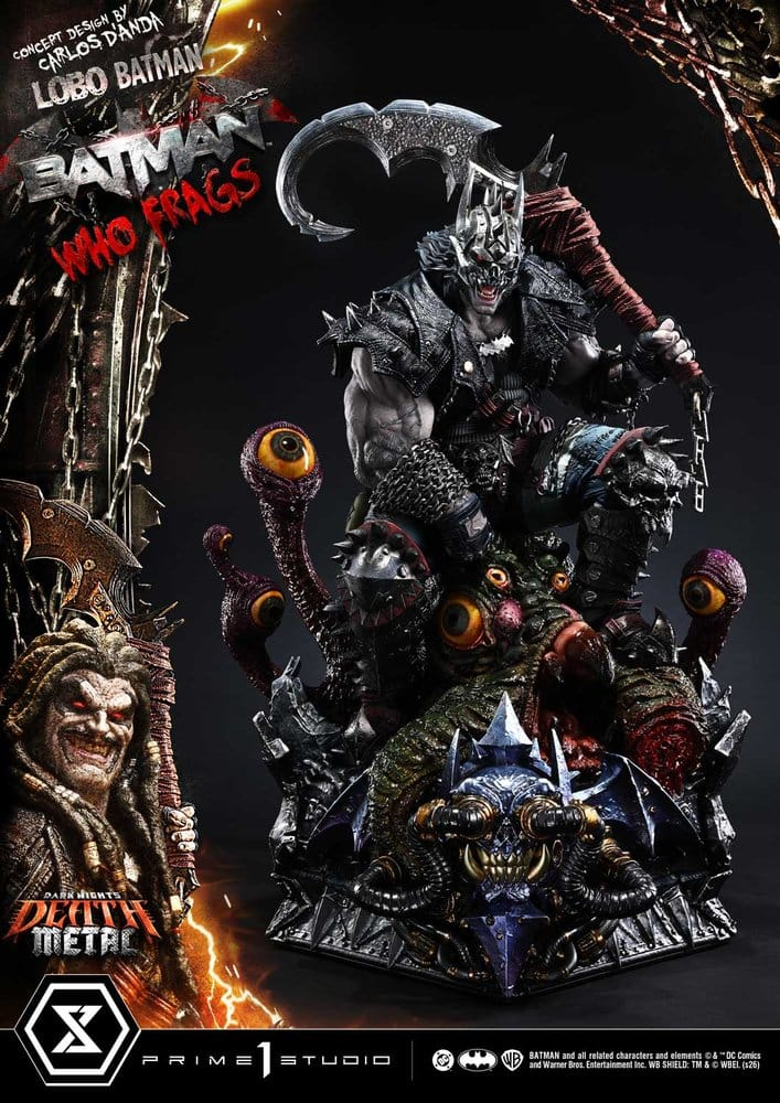 Dark Nights: Death Metal Museum Masterline Statue 1/3 Lobo Batman: Batman Who Frags Deluxe Bonus Version 81 cm [6]