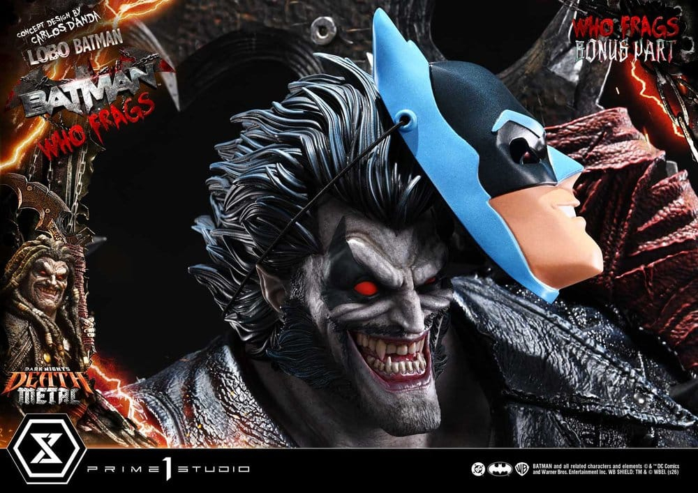Dark Nights: Death Metal Museum Masterline Statue 1/3 Lobo Batman: Batman Who Frags Deluxe Bonus Version 81 cm [3]