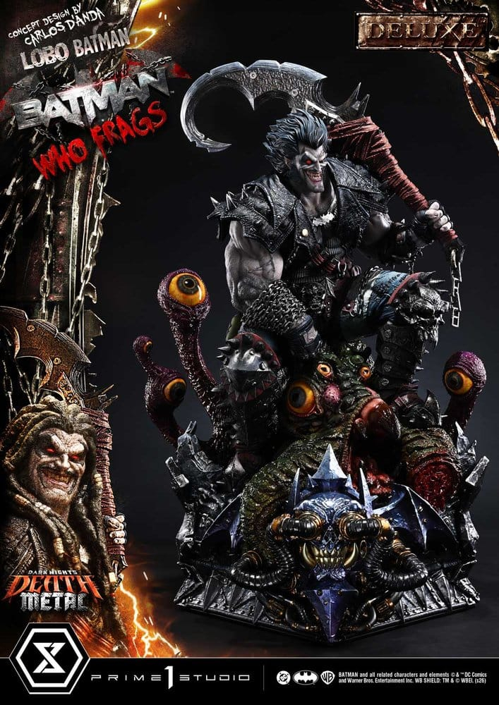Dark Nights: Death Metal Museum Masterline Statue 1/3 Lobo Batman: Batman Who Frags Deluxe Version 81 cm [26]
