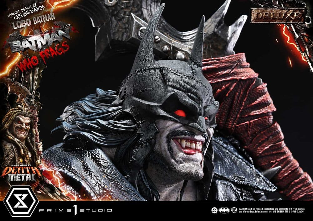 Dark Nights: Death Metal Museum Masterline Statue 1/3 Lobo Batman: Batman Who Frags Deluxe Version 81 cm [15]