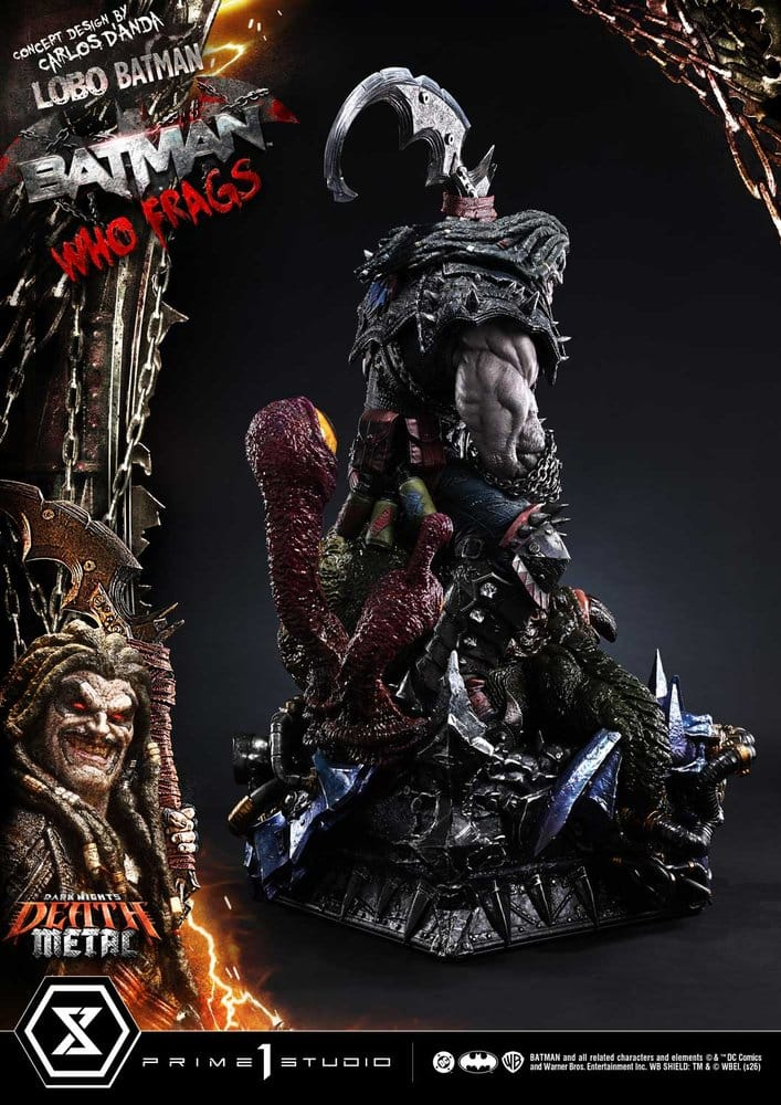 Dark Nights: Death Metal Museum Masterline Statue 1/3 Lobo Batman: Batman Who Frags Deluxe Version 81 cm [8]