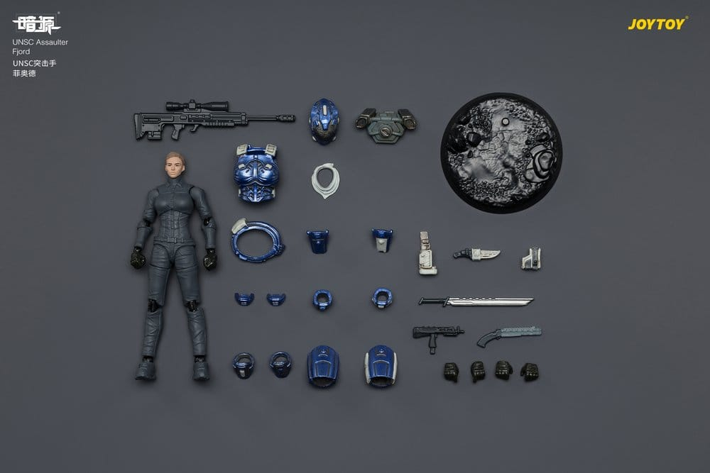 Dark Source UNSC Action Figure Assaulter Fjord 8 cm [8]