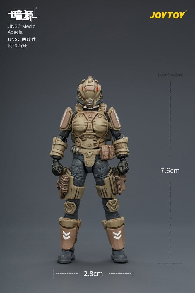 Dark Source UNSC Action Figure Medic Acacia 8 cm [8]