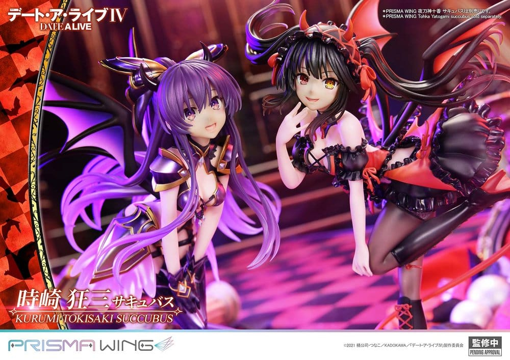 Date A Live Prisma Wing PVC Statue 1/7 Kurumi Tokisaki succubus 25 cm [5]