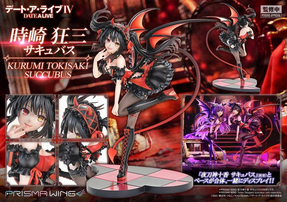 Date A Live Prisma Wing PVC Statue 1/7 Kurumi Tokisaki succubus 25 cm [6]