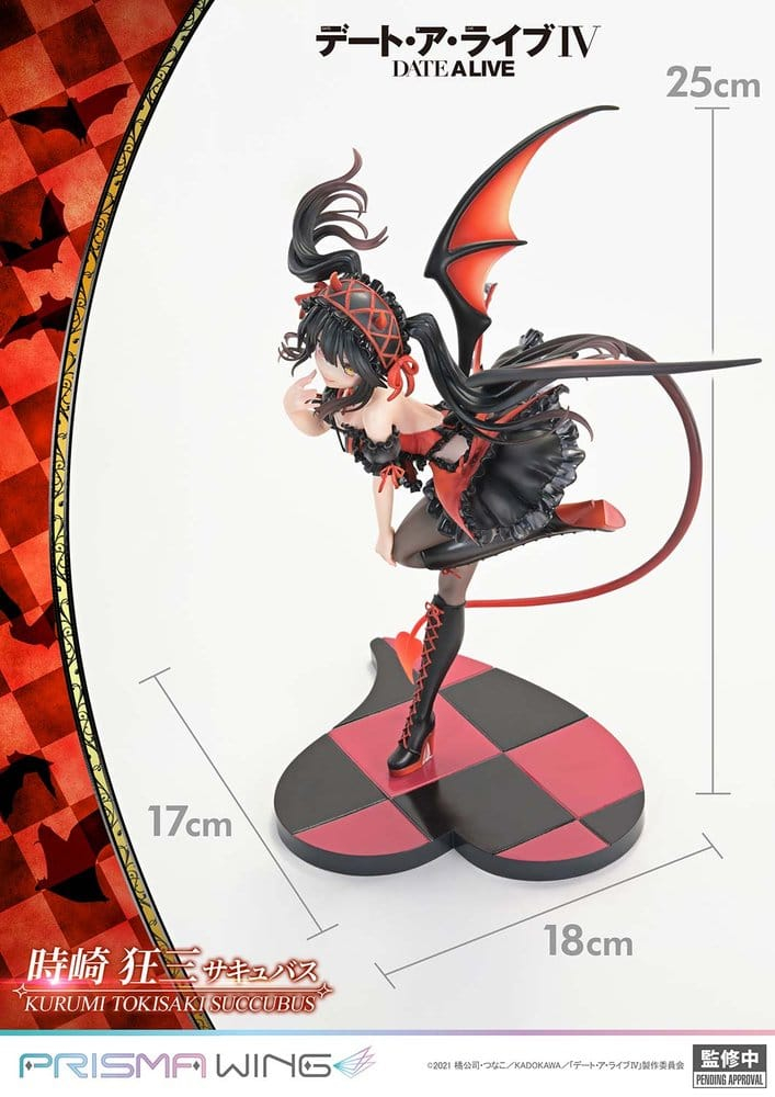 Date A Live Prisma Wing PVC Statue 1/7 Kurumi Tokisaki succubus 25 cm [7]