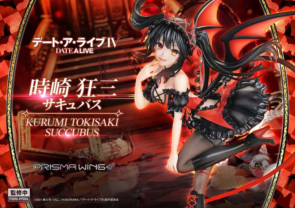 Date A Live Prisma Wing PVC Statue 1/7 Kurumi Tokisaki succubus 25 cm [2]