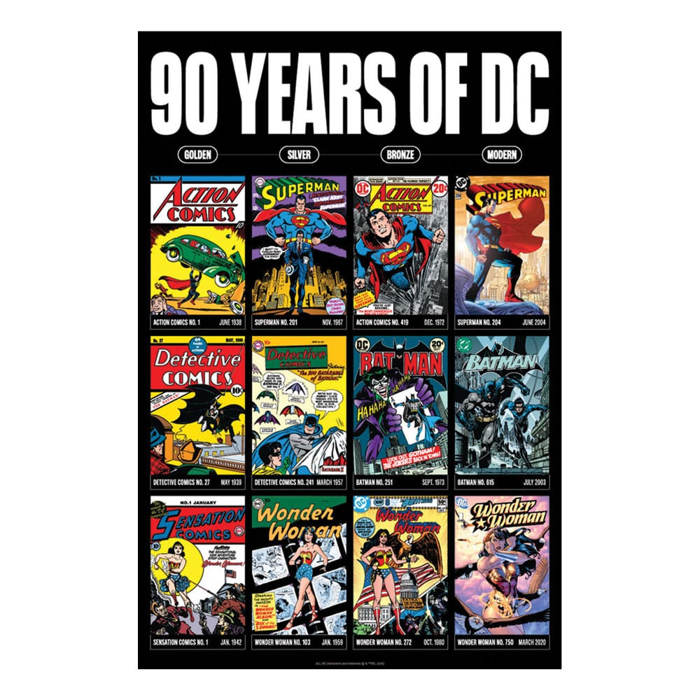 DC Comics Art Print 90 Years – Limited Edition A3 [1]