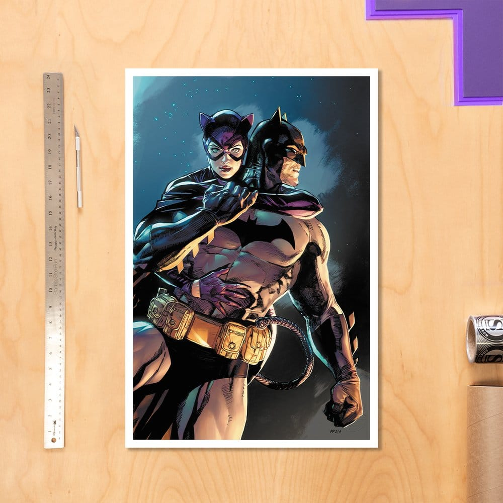DC Comics Art Print Batman & Catwoman 61 x 41 cm - unframed [2]