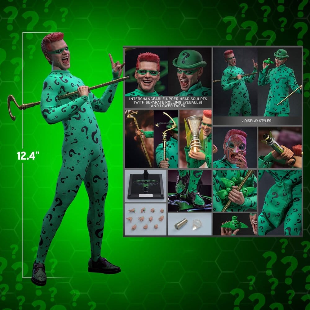DC Comics Batman Forever Movie Masterpiece Action Figure 1/6 Riddler 31 cm [13]