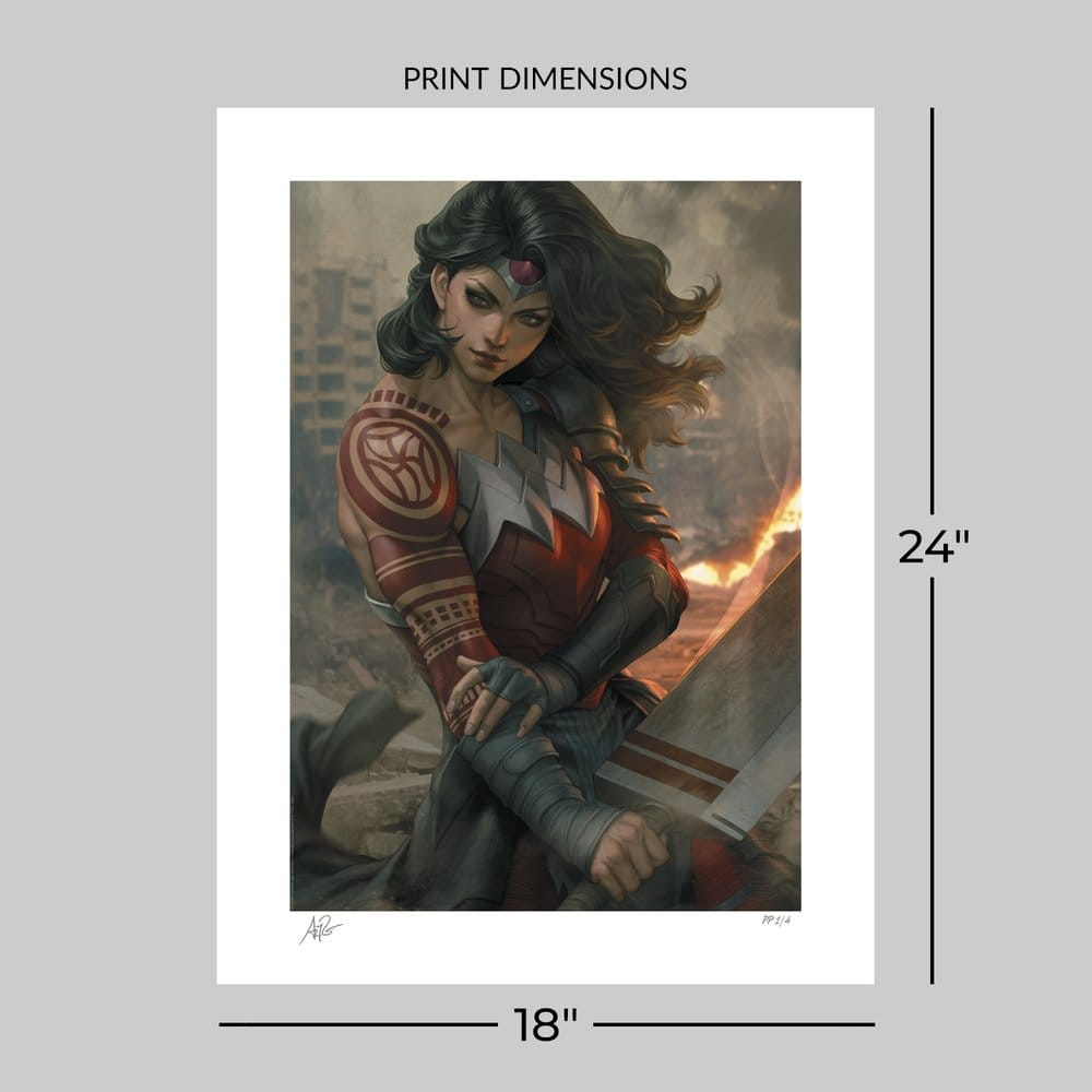 DC Comics Fine Art Print Absolute Wonder Woman 46 x 61 cm - unframed [6]