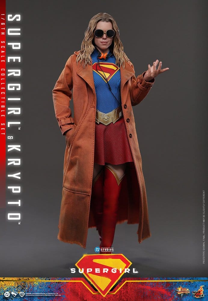 DC Comics Movie Masterpiece Action Figure Set Supergirl & Krypto 28 cm [2]