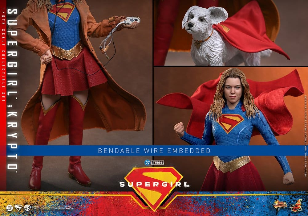 DC Comics Movie Masterpiece Action Figure Set Supergirl & Krypto 28 cm [14]
