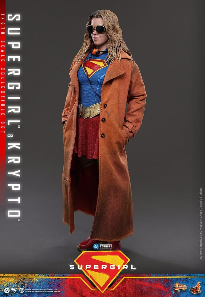 DC Comics Movie Masterpiece Action Figure Set Supergirl & Krypto 28 cm [13]