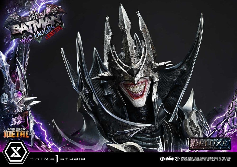 DC Comics Museum Masterline Statue 1/3 Dark Nights: Death Metal The Batman Who Laughs & Robin King Deluxe Version 85 cm [17]