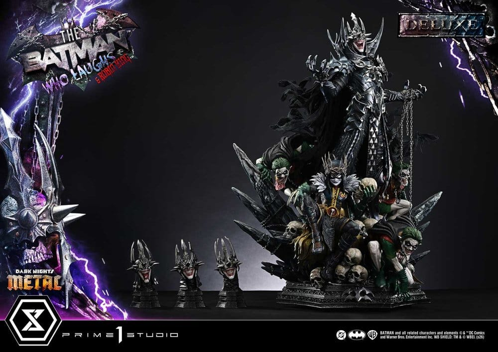 DC Comics Museum Masterline Statue 1/3 Dark Nights: Death Metal The Batman Who Laughs & Robin King DX Bonus 85 cm [18]
