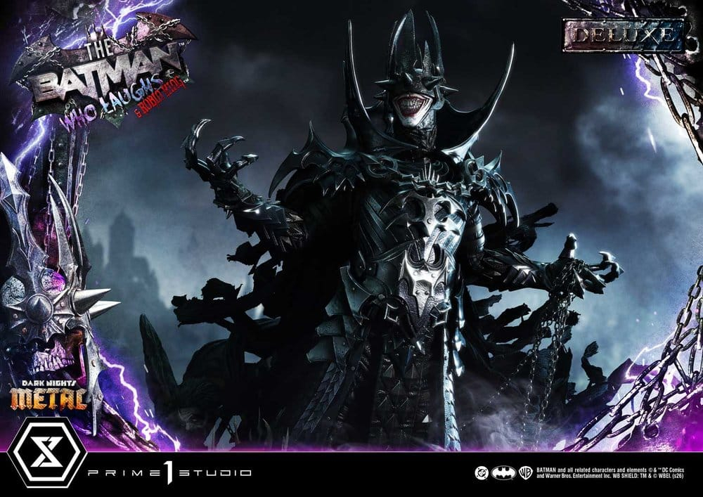 DC Comics Museum Masterline Statue 1/3 Dark Nights: Death Metal The Batman Who Laughs & Robin King DX Bonus 85 cm [11]