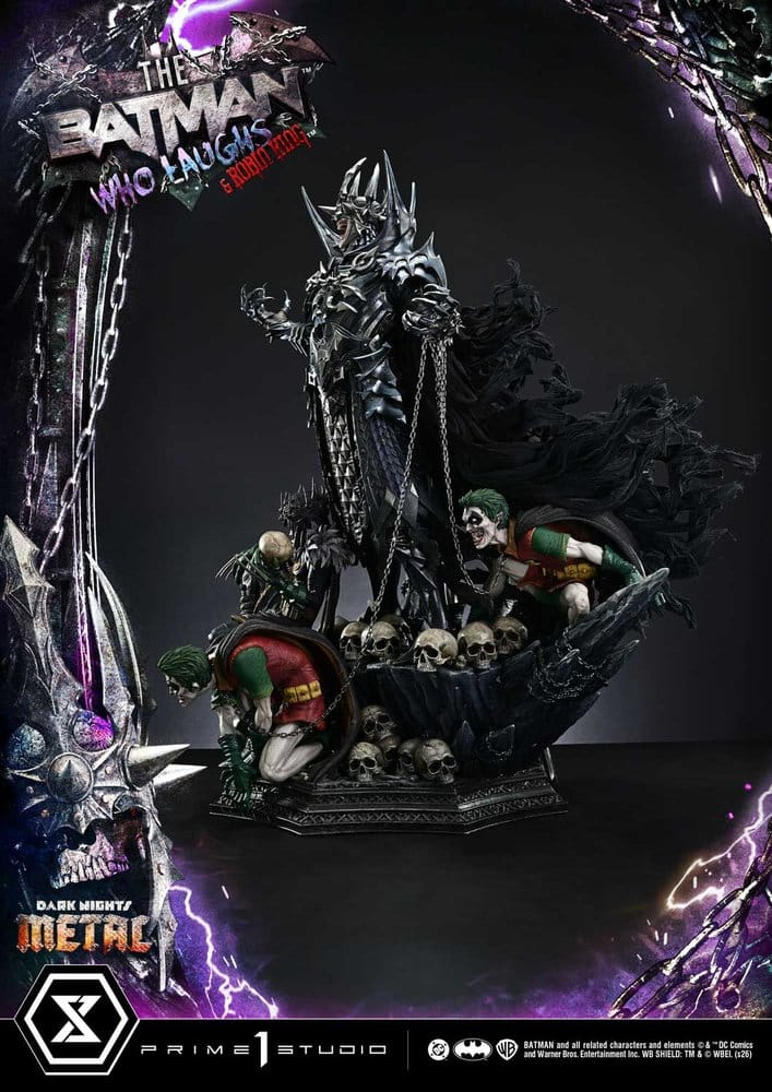 DC Comics Museum Masterline Statue 1/3 Dark Nights: Death Metal The Batman Who Laughs & Robin King DX Bonus 85 cm [21]