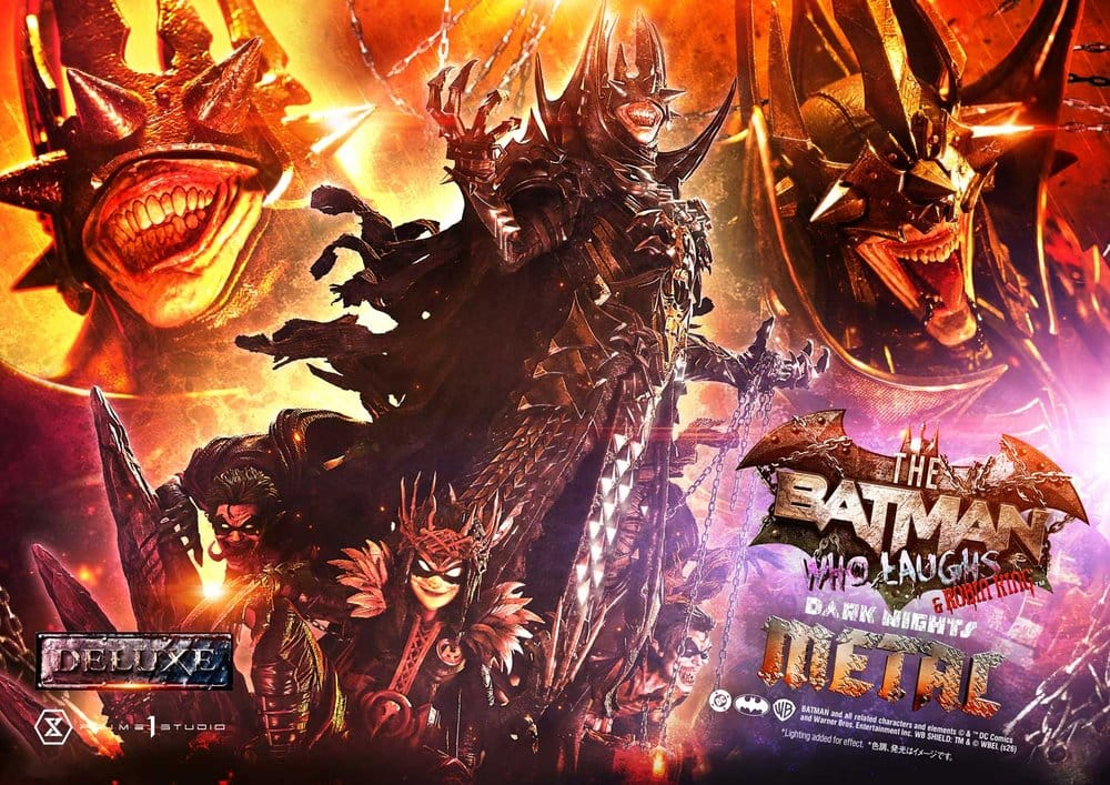 DC Comics Museum Masterline Statue 1/3 Dark Nights: Death Metal The Batman Who Laughs & Robin King DX Bonus 85 cm [2]