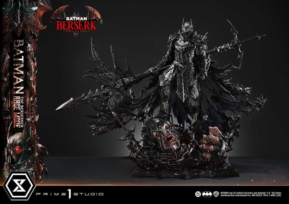 DC Comics Premium Masterline Series Statue 1/4 Batman (Comics) Batman: The Berserker Rage Mode 82 cm [13]