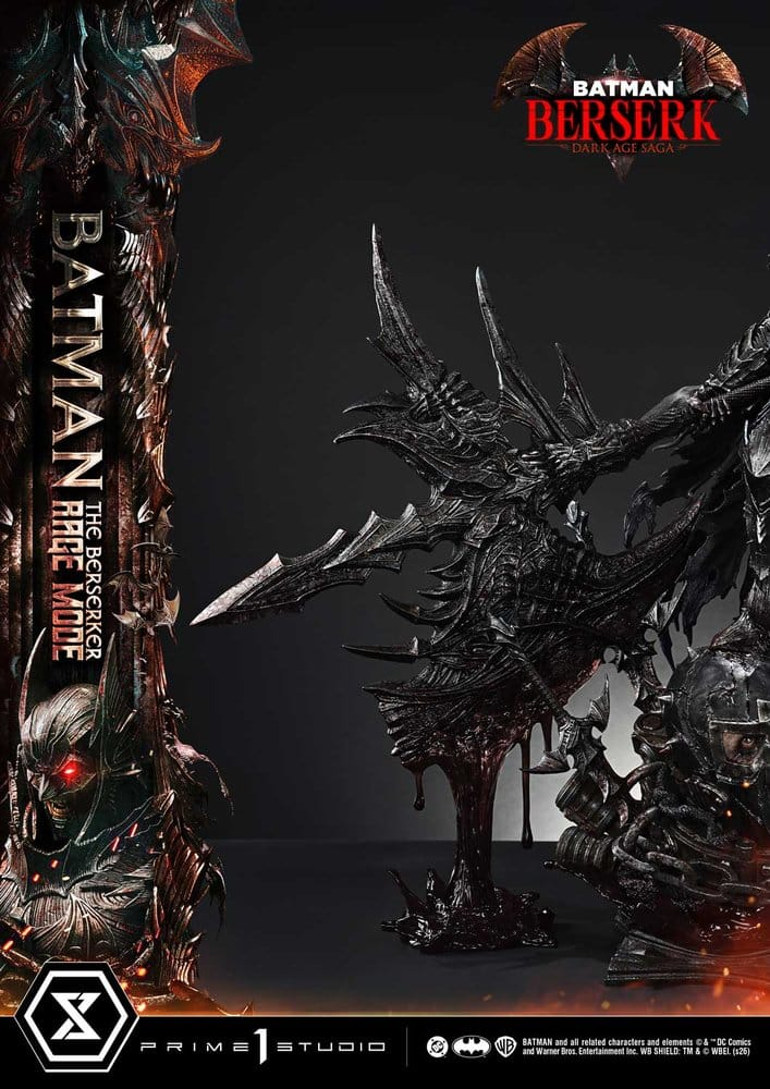 DC Comics Premium Masterline Series Statue 1/4 Batman (Comics) Batman: The Berserker Rage Mode 82 cm [18]