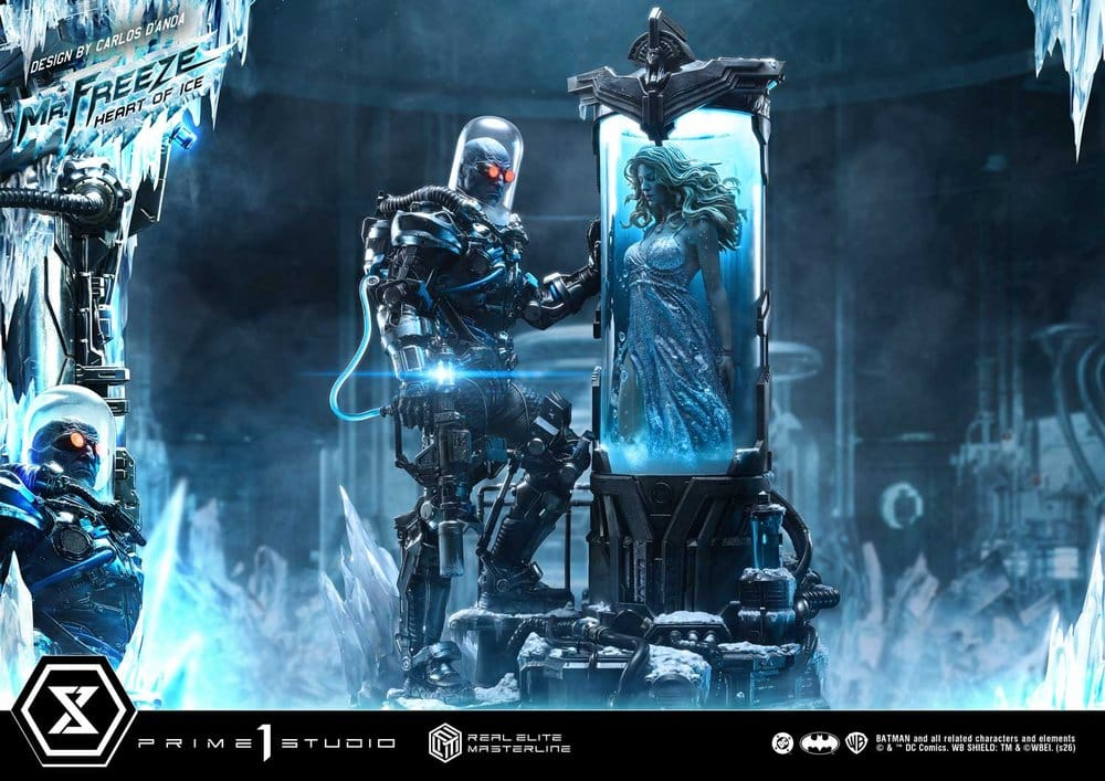 DC Comics Real Elite Masterline Series Statue 1/3 Batman (Comics) Mr. Freeze Heart of Ice (Design by Carlos D'Anda) 82 cm [20]