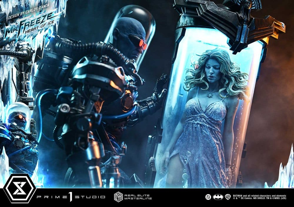 DC Comics Real Elite Masterline Series Statue 1/3 Batman (Comics) Mr. Freeze Heart of Ice (Design by Carlos D'Anda) 82 cm [12]