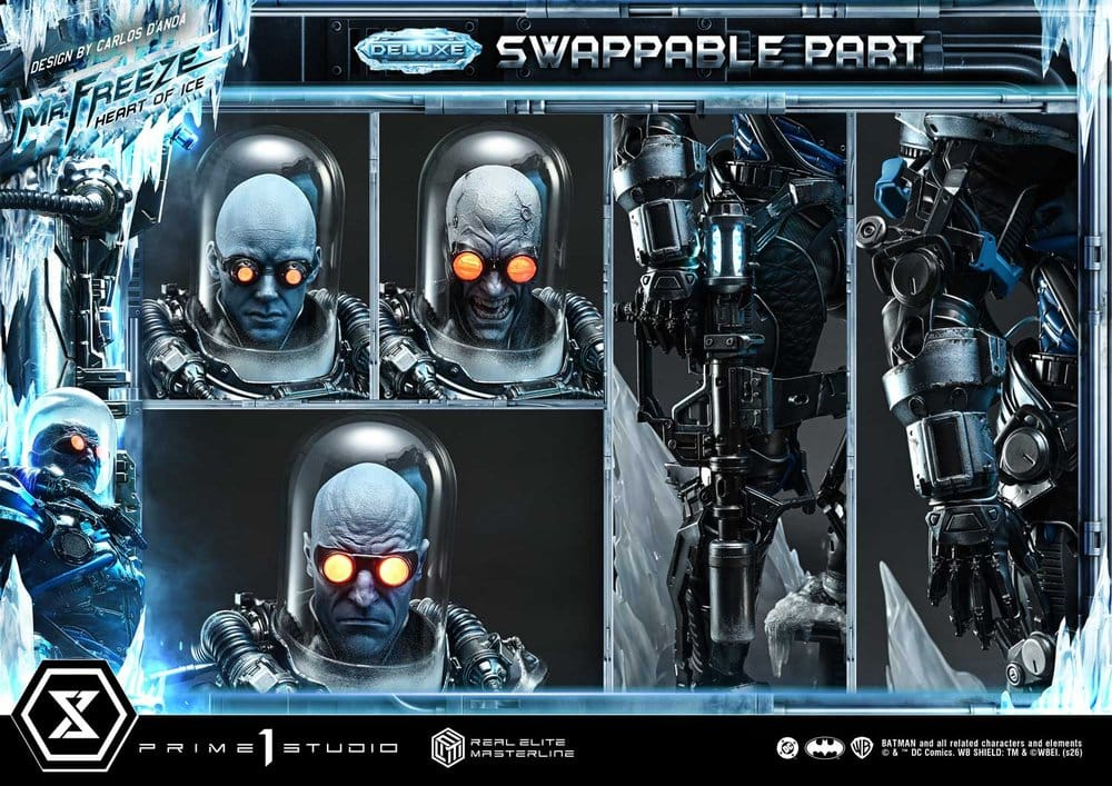 DC Comics Real Elite Masterline Series Statue 1/3 Batman (Comics) Mr. Freeze Heart of Ice (Design by Carlos D'Anda) Deluxe Bonus Version 82 cm [8]