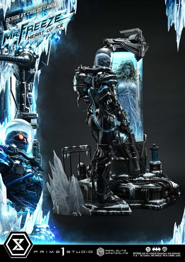 DC Comics Real Elite Masterline Series Statue 1/3 Batman (Comics) Mr. Freeze Heart of Ice (Design by Carlos D'Anda) Deluxe Bonus Version 82 cm [12]