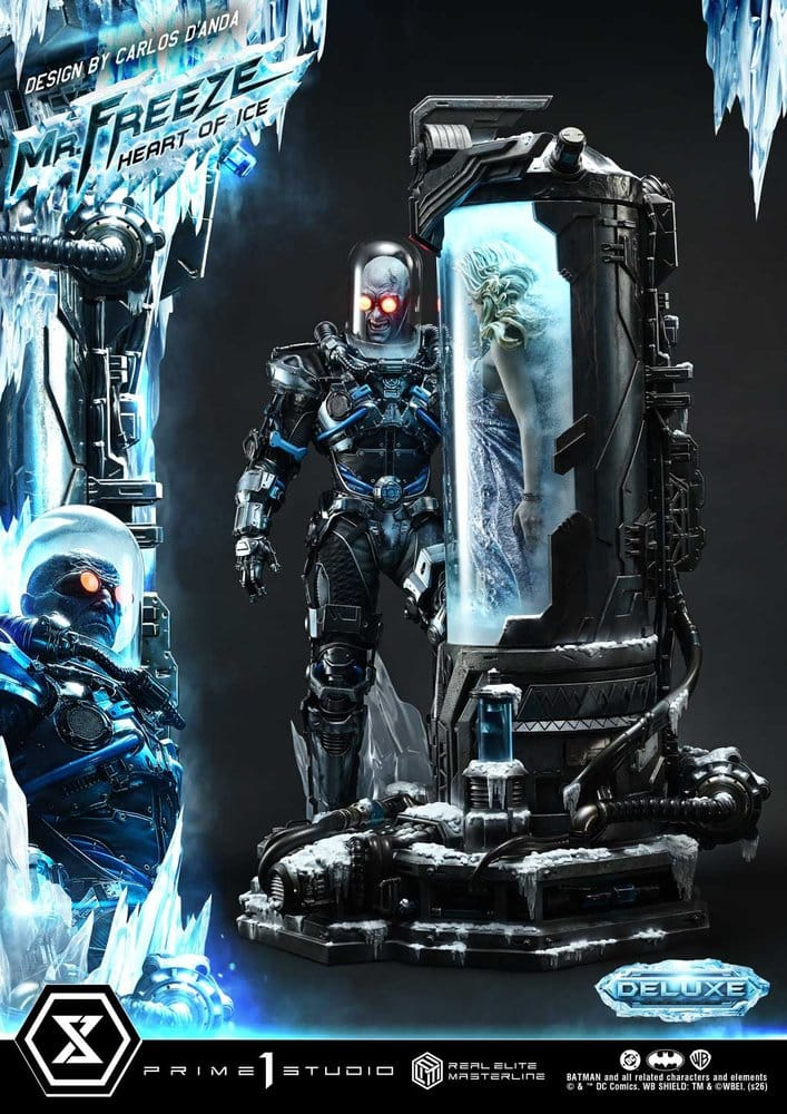 DC Comics Real Elite Masterline Series Statue 1/3 Batman (Comics) Mr. Freeze Heart of Ice (Design by Carlos D'Anda) Deluxe Version 82 cm [20]