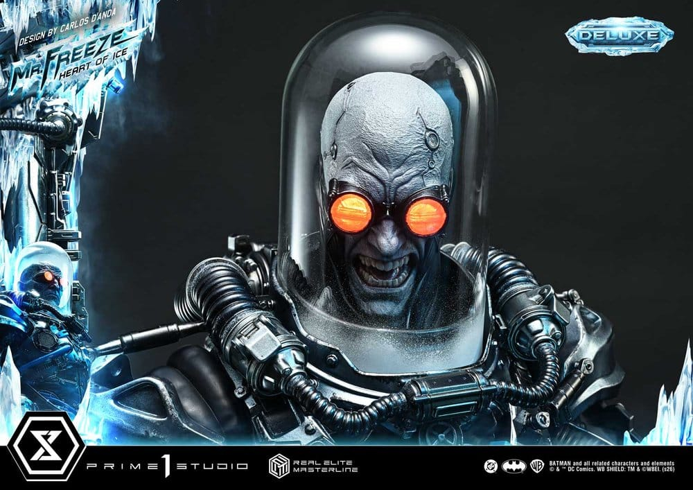 DC Comics Real Elite Masterline Series Statue 1/3 Batman (Comics) Mr. Freeze Heart of Ice (Design by Carlos D'Anda) Deluxe Version 82 cm [15]