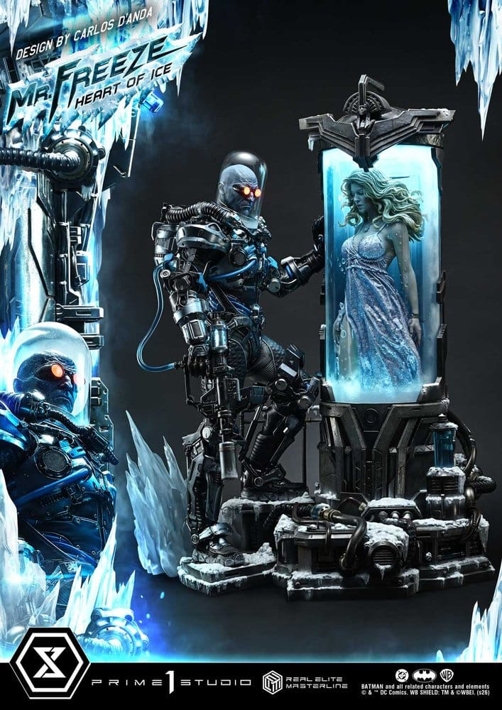DC Comics Real Elite Masterline Series Statue 1/3 Batman (Comics) Mr. Freeze Heart of Ice (Design by Carlos D'Anda) Deluxe Version 82 cm [9]