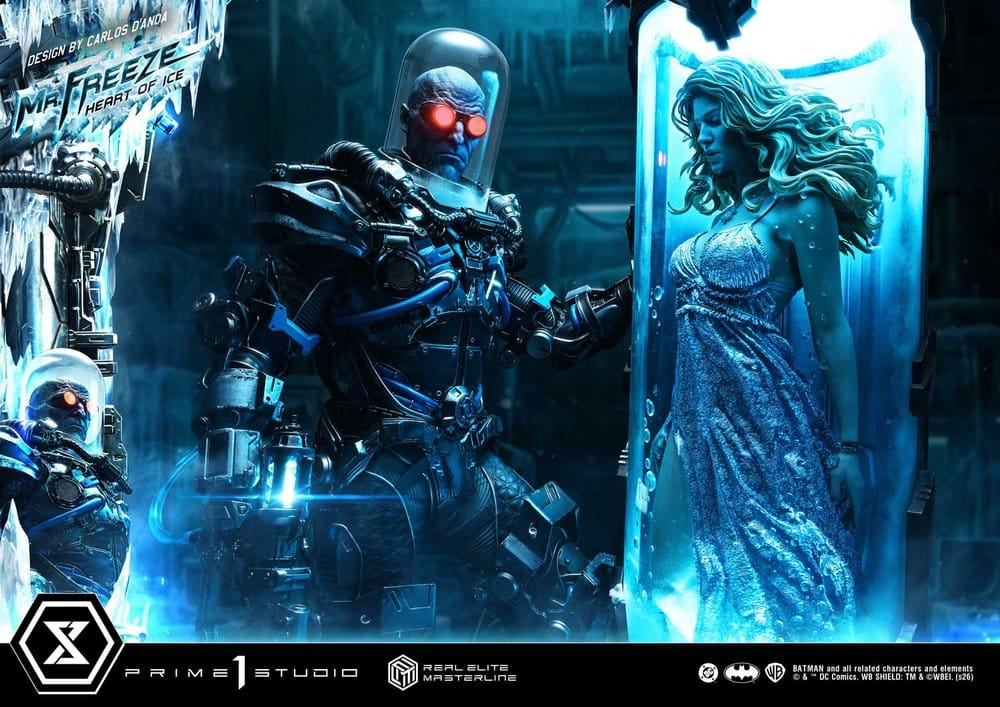 DC Comics Real Elite Masterline Series Statue 1/3 Batman (Comics) Mr. Freeze Heart of Ice (Design by Carlos D'Anda) Deluxe Version 82 cm [14]