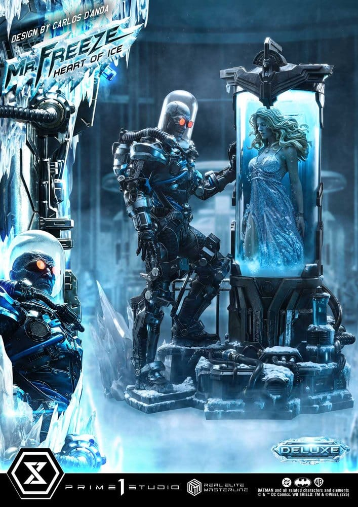 DC Comics Real Elite Masterline Series Statue 1/3 Batman (Comics) Mr. Freeze Heart of Ice (Design by Carlos D'Anda) Deluxe Version 82 cm [4]