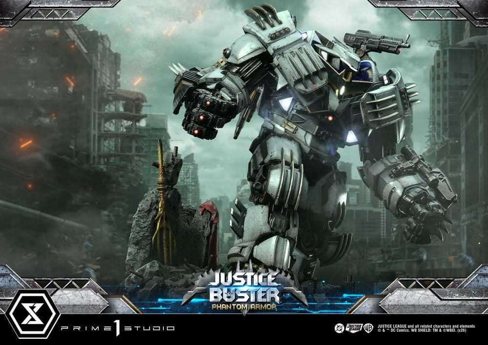 DC Comics Ultimate Museum Masterline Statue Justice Buster: Phantom Armor (Design By Josh Nizzi) 88 cm [22]