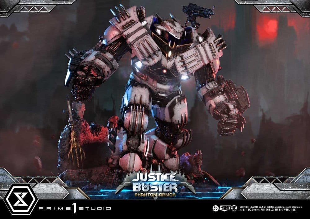 DC Comics Ultimate Museum Masterline Statue Justice Buster: Phantom Armor (Design By Josh Nizzi) 88 cm [20]