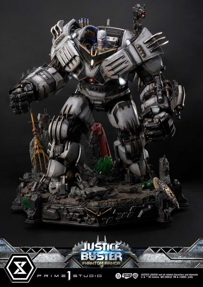 DC Comics Ultimate Museum Masterline Statue Justice Buster: Phantom Armor (Design By Josh Nizzi) Ultimate Bonus Version 88 cm [22]