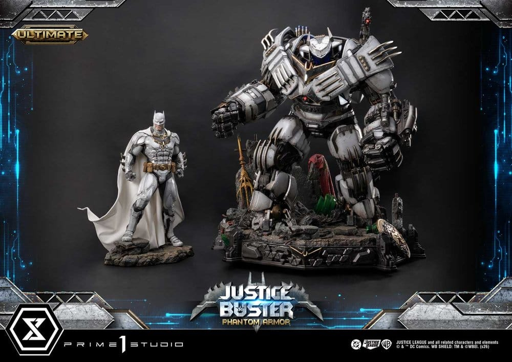 DC Comics Ultimate Museum Masterline Statue Justice Buster: Phantom Armor (Design By Josh Nizzi) Ultimate Bonus Version 88 cm [15]