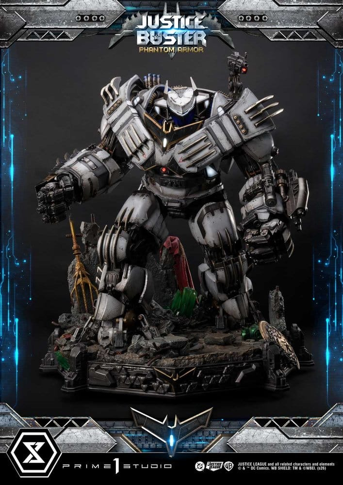 DC Comics Ultimate Museum Masterline Statue Justice Buster: Phantom Armor (Design By Josh Nizzi) Ultimate Bonus Version 88 cm [24]