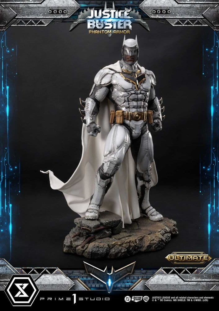 DC Comics Ultimate Museum Masterline Statue Justice Buster: Phantom Armor (Design By Josh Nizzi) Ultimate Bonus Version 88 cm [17]