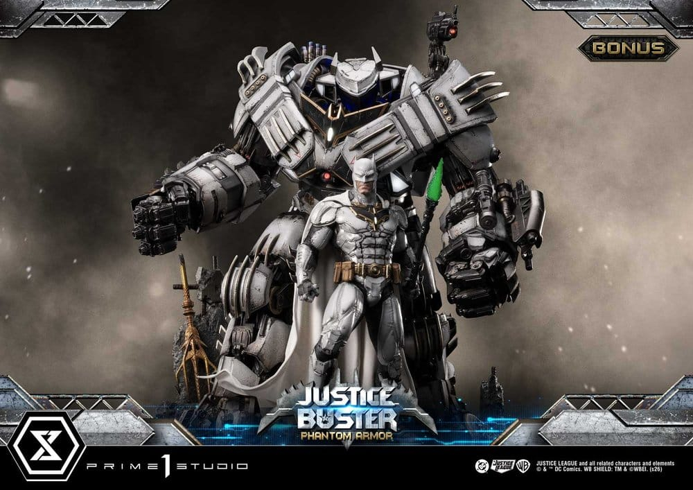 DC Comics Ultimate Museum Masterline Statue Justice Buster: Phantom Armor (Design By Josh Nizzi) Ultimate Bonus Version 88 cm [4]