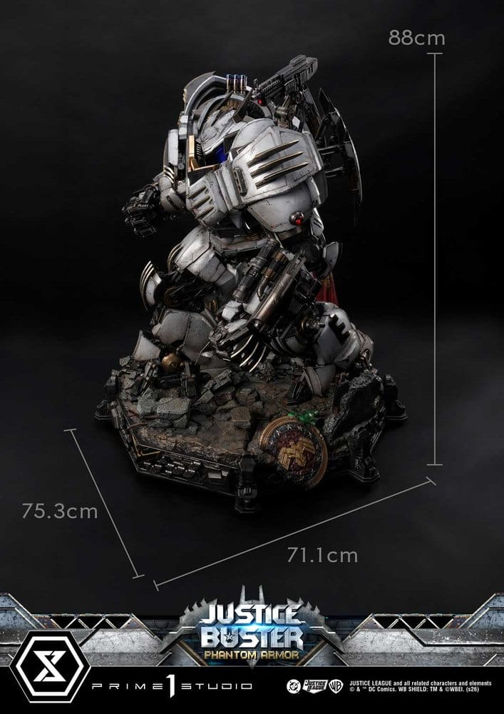 DC Comics Ultimate Museum Masterline Statue Justice Buster: Phantom Armor (Design By Josh Nizzi) Ultimate Bonus Version 88 cm [25]