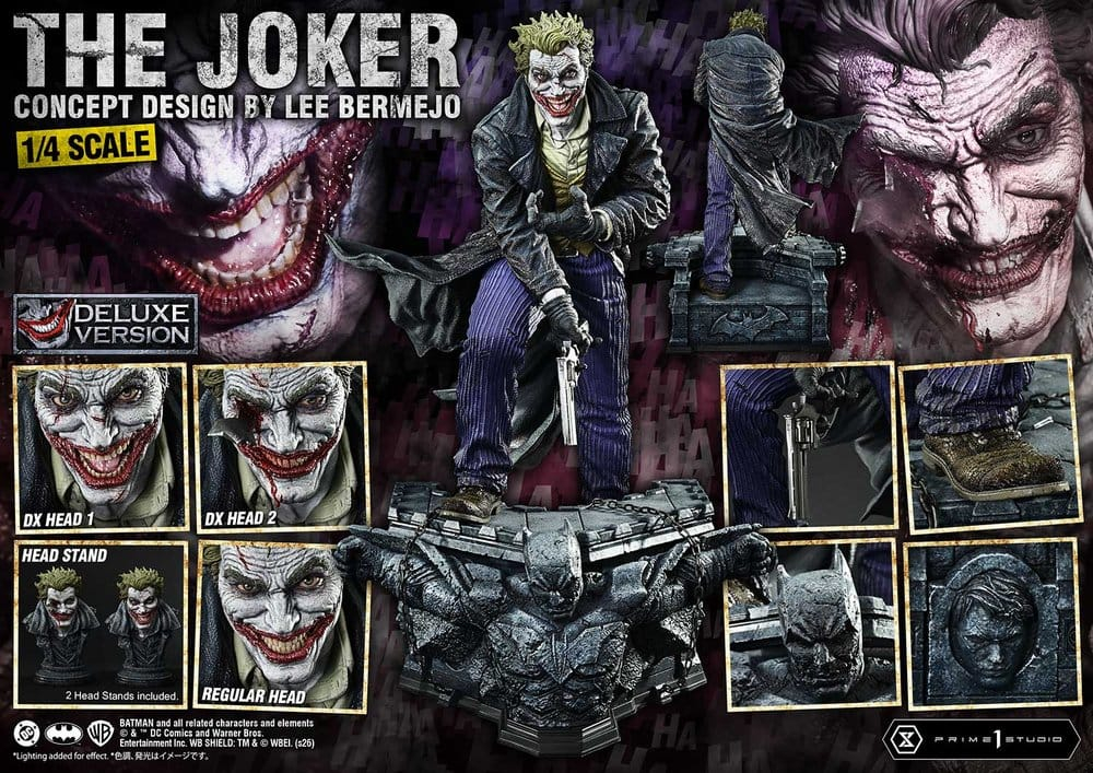DC Comics Ultimate Premium Masterline Series Statue 1/4 The Joker (Concept Design by Lee Bermejo) Deluxe Version 53 cm [8]