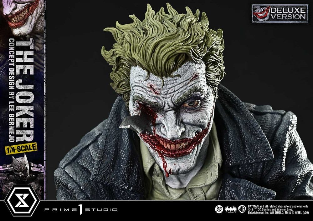 DC Comics Ultimate Premium Masterline Series Statue 1/4 The Joker (Concept Design by Lee Bermejo) Deluxe Version 53 cm [14]