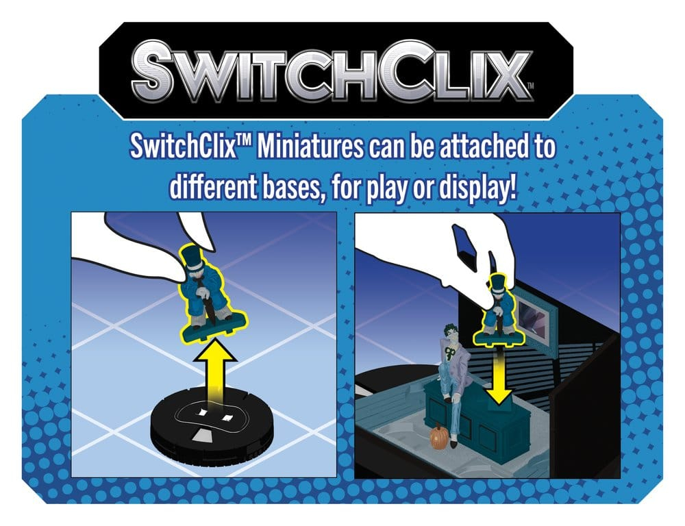 DC HeroClix SwitchClix Minifigures with Base The Long Halloween Team Base 23 cm [9]