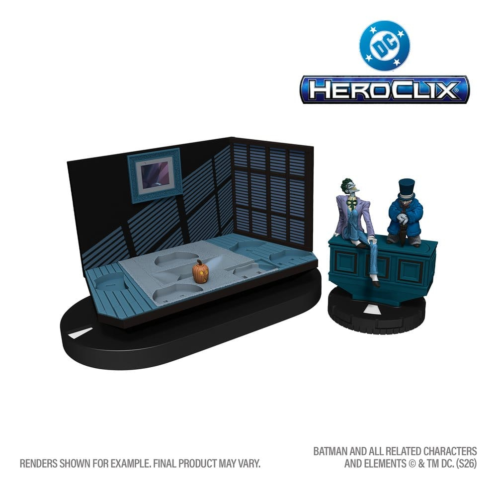 DC HeroClix SwitchClix Minifigures with Base The Long Halloween Team Base 23 cm [4]