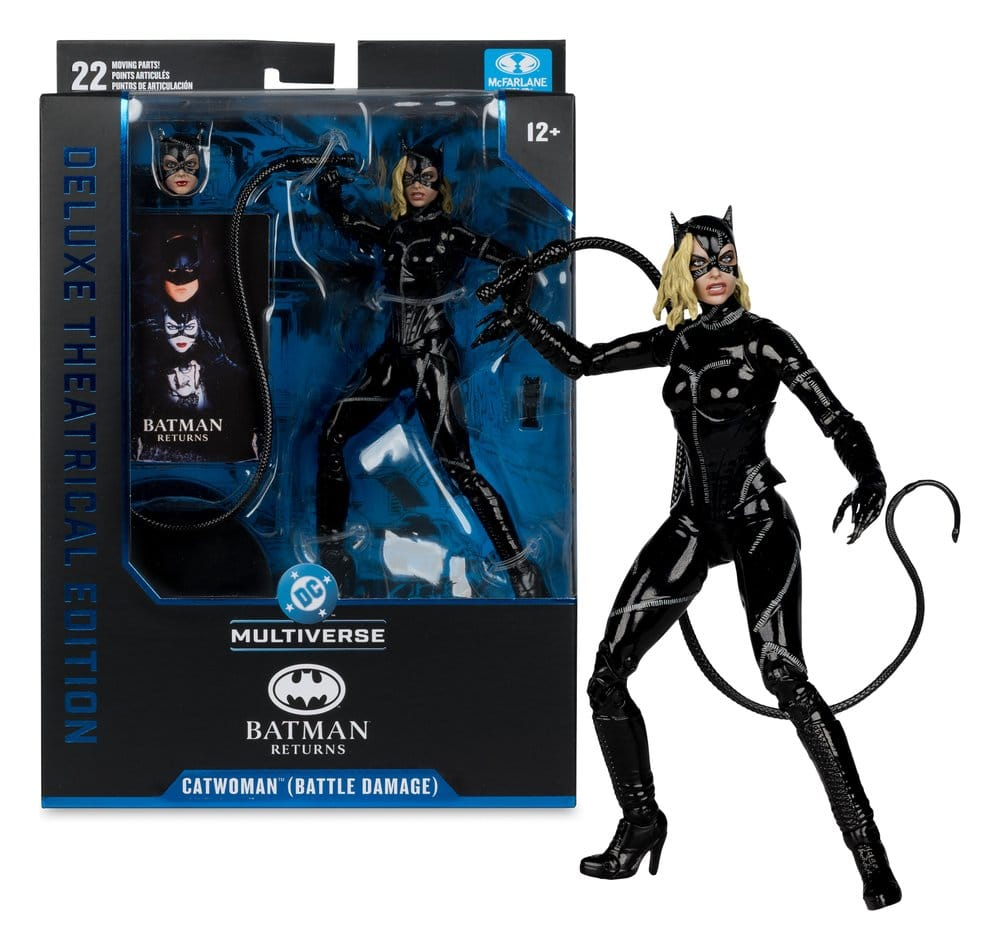 DC Multiverse Action Figure Catwoman (Battle Damage) (Batman Returns) Deluxe Theatrical Edition 18 cm [3]