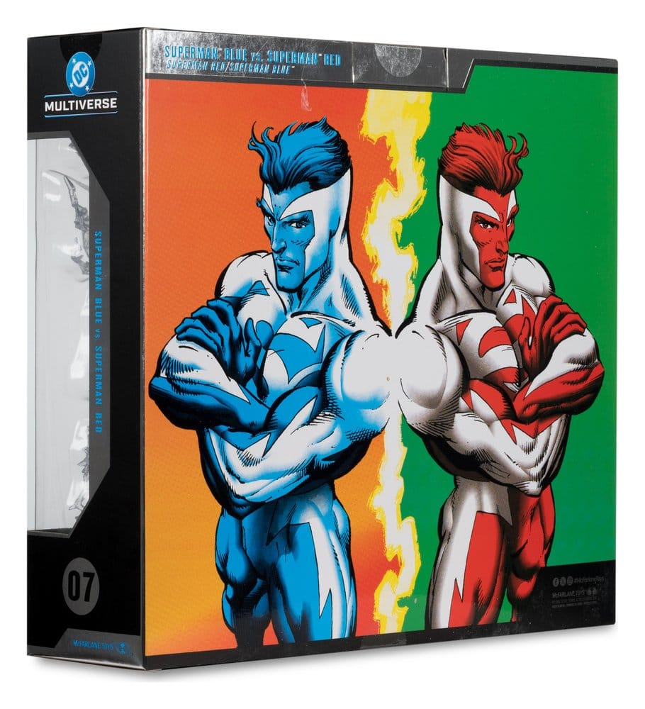 DC Multiverse Action Figures 2-Pack Superman Blue vs. Superman Red (Gold Label) 18 cm [9]